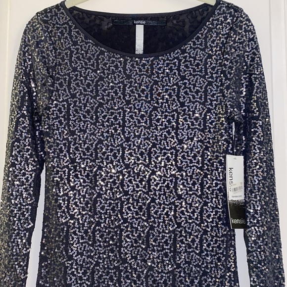 Kensie Sequin Mini Dress - Picture 2 of 5